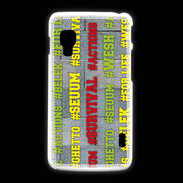 Coque LG L5 2 Wesh Vert Jaune