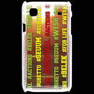 Coque Samsung Galaxy S Wesh Vert Jaune Sun