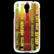 Coque Samsung Galaxy S4 Wesh Vert Jaune Sun