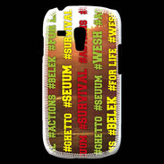 Coque Samsung Galaxy S3 Mini Wesh Vert Jaune Sun