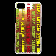 Coque Blackberry Z10 Wesh Vert Jaune Sun
