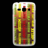 Coque Samsung Galaxy Ace3 Wesh Vert Jaune Sun