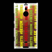 Coque Nokia Lumia 1520 Wesh Vert Jaune Sun
