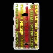 Coque Nokia Lumia 625 Wesh Vert Jaune Sun