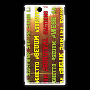 Coque Sony Xpéria Z Ultra Wesh Vert Jaune Sun