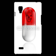 Coque LG Optimus L9 Gélule tête de mort