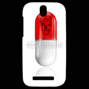 Coque HTC One SV Gélule tête de mort