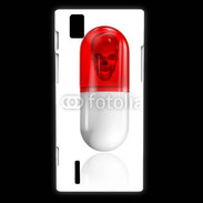 Coque Huawei Ascend P2 Gélule tête de mort