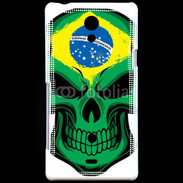Coque Sony Xperia T Brésil Tête de Mort