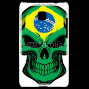 Coque LG Optimus L3 II Brésil Tête de Mort