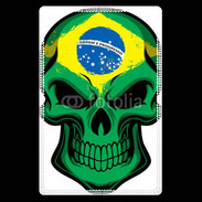 Etui carte bancaire Brésil Tête de Mort