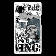 Coque LG Optimus L9 Pilote Tête de mort
