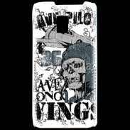 Coque LG P990 Pilote Tête de mort