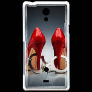 Coque Sony Xperia T Chaussures et menottes