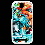 Coque HTC One SV Graffiti abstrait