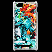 Coque Sony Xperia M Graffiti abstrait