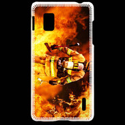 Coque LG Optimus G Pompiers Soldat du feu 2