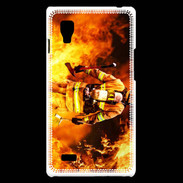 Coque LG Optimus L9 Pompiers Soldat du feu 2