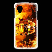 Coque LG Nexus 5 Pompiers Soldat du feu 2