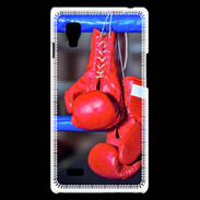 Coque LG Optimus L9 Paire de gants de boxe rouge