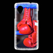 Coque LG Nexus 5 Paire de gants de boxe rouge