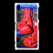Coque Sony Xpéria Z1 Paire de gants de boxe rouge