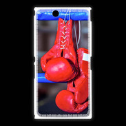 Coque Sony Xpéria Z Ultra Paire de gants de boxe rouge