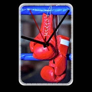 Grande pendule murale Paire de gants de boxe rouge