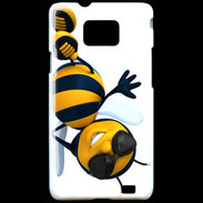 Coque Samsung Galaxy S2 Abeille cool