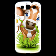 Coque Samsung Galaxy S3 Humour vache 5
