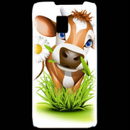 Coque LG P990 Humour vache 5