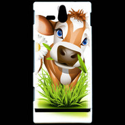 Coque Sony Xperia U Humour vache 5