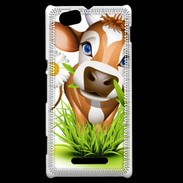 Coque Sony Xperia M Humour vache 5