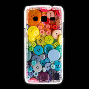 Coque Samsung Galaxy Express2 Arc en ciel de boutons de couture