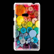 Coque Nokia Lumia 625 Arc en ciel de boutons de couture