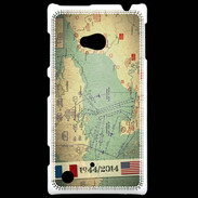 Coque Nokia Lumia 720 Débarquement Normandie Carte ZG