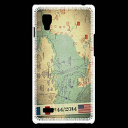 Coque LG Optimus L9 Débarquement Normandie Carte ZG