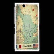 Coque Sony Xpéria Z Ultra Débarquement Normandie Carte ZG