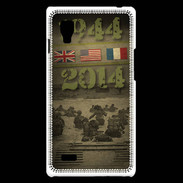 Coque LG Optimus L9 Débarquement Normandie plage 1 ZG