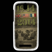 Coque HTC One SV Débarquement Normandie plage 1 ZG