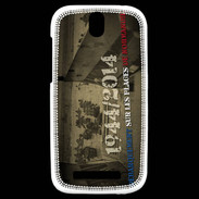 Coque HTC One SV Débarquement Normandie plage 2 ZG