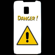 Coque LG P990 Danger PR