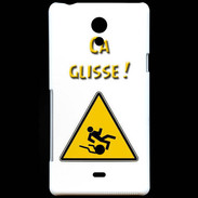 Coque Sony Xperia T Chaussée glissante PR