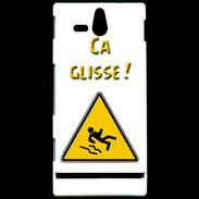 Coque Sony Xperia U Chaussée glissante PR