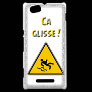 Coque Sony Xperia M Chaussée glissante PR