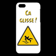 Coque iPhone 5C Chaussée glissante PR