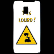 Coque LG P990 T'es lourd PR