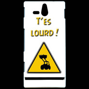Coque Sony Xperia U T'es lourd PR