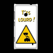 Coque Nokia Lumia 520 T'es lourd PR