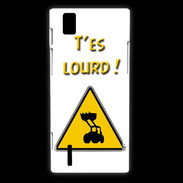 Coque Huawei Ascend P2 T'es lourd PR